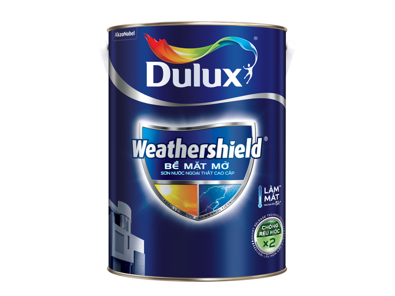 Dulux Weathershield Bề Mặt Mờ