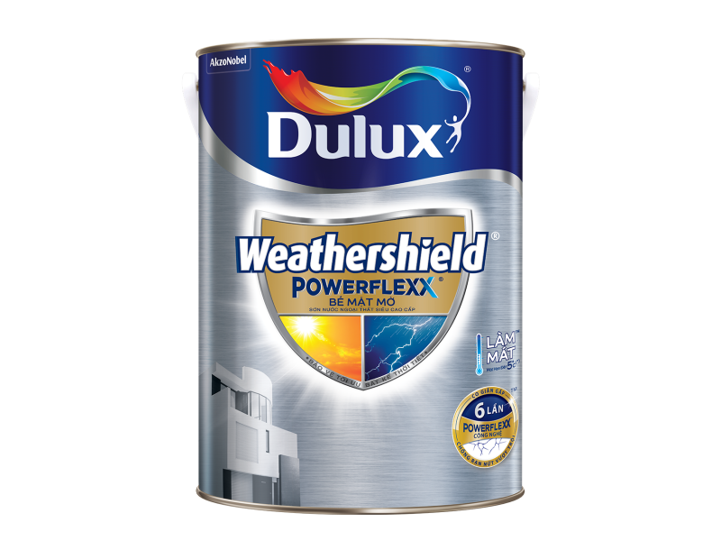 Dulux Weathershield Powerflexx Bề Mặt Mờ