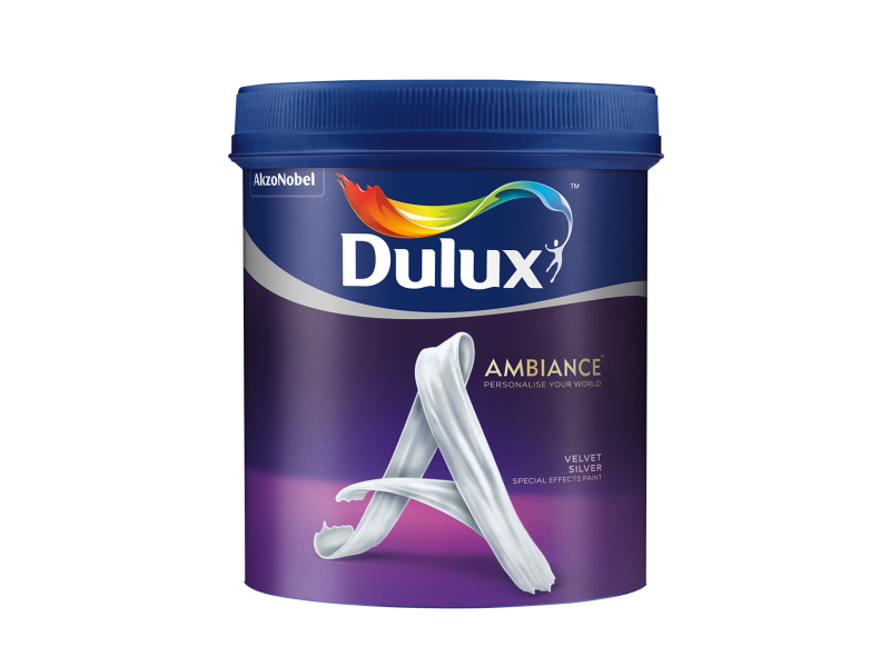 Dulux Ambiance Special Effects Paints (Velvet Silver)