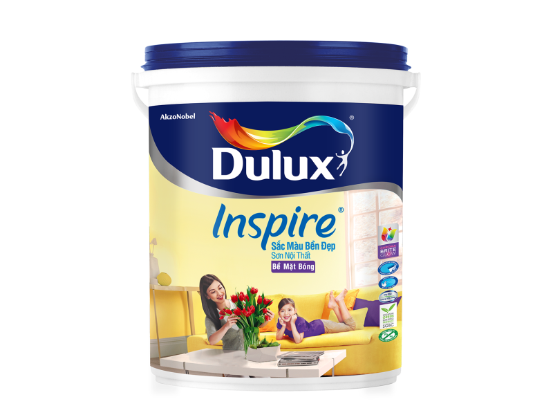Dulux Inspire Nội Thất Sắc Màu Bền Đẹp Bề Mặt Bóng