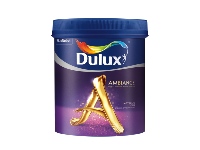 Dulux Ambiance Special Effects Paints (Metallic Gold)