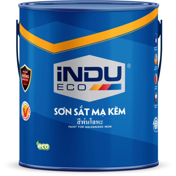 Sơn sắt mạ kẽm iNDU ECO