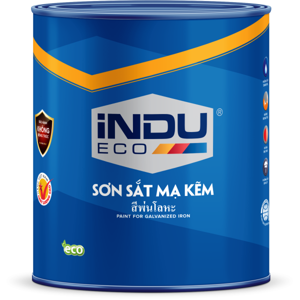 Sơn sắt mạ kẽm iNDU ECO