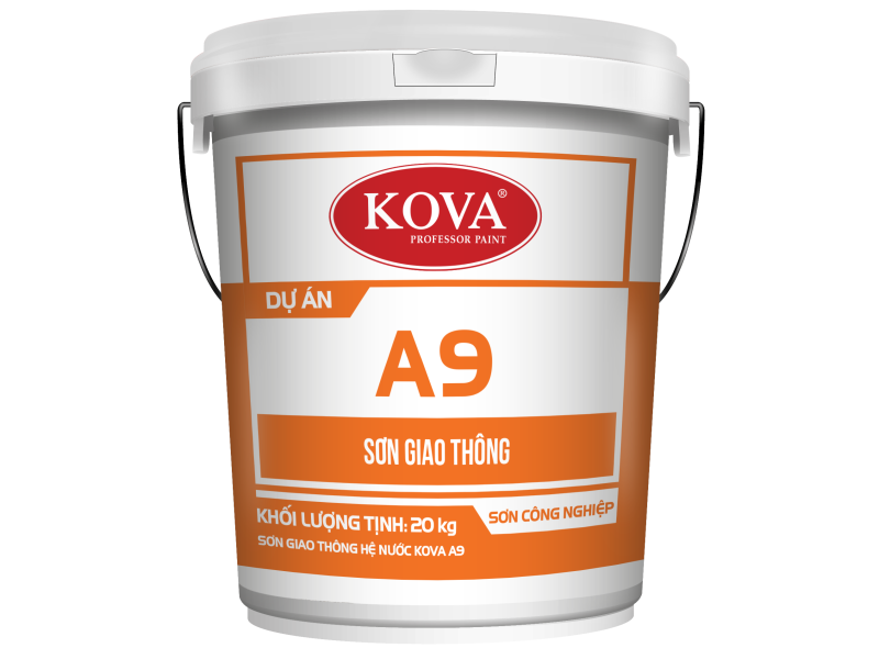 Sơn Giao Thông Hệ Nước KOVA A9- Màu Trắng