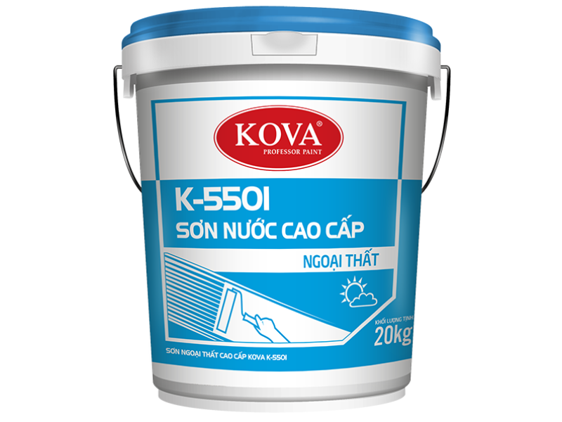 Sơn Ngoại Thất Cao Cấp KOVA K-5501
