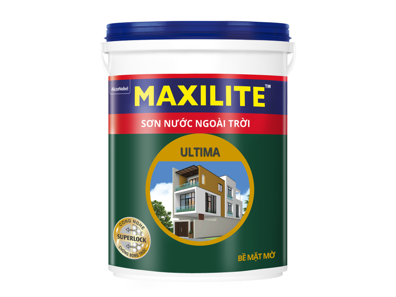 Sơn Nước Ngoài Trời Maxilite Ultima - Bề Mặt Mờ